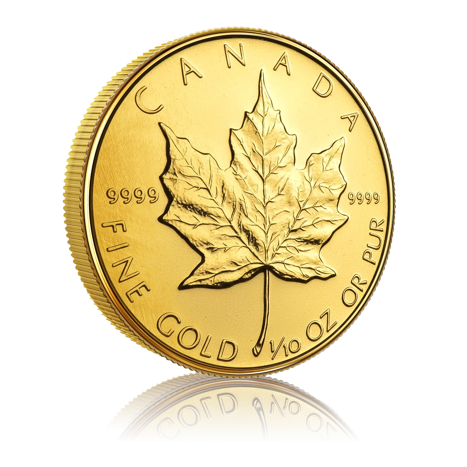 1/10th Oz  Gold Canadian Maple Leaf (1987) 4